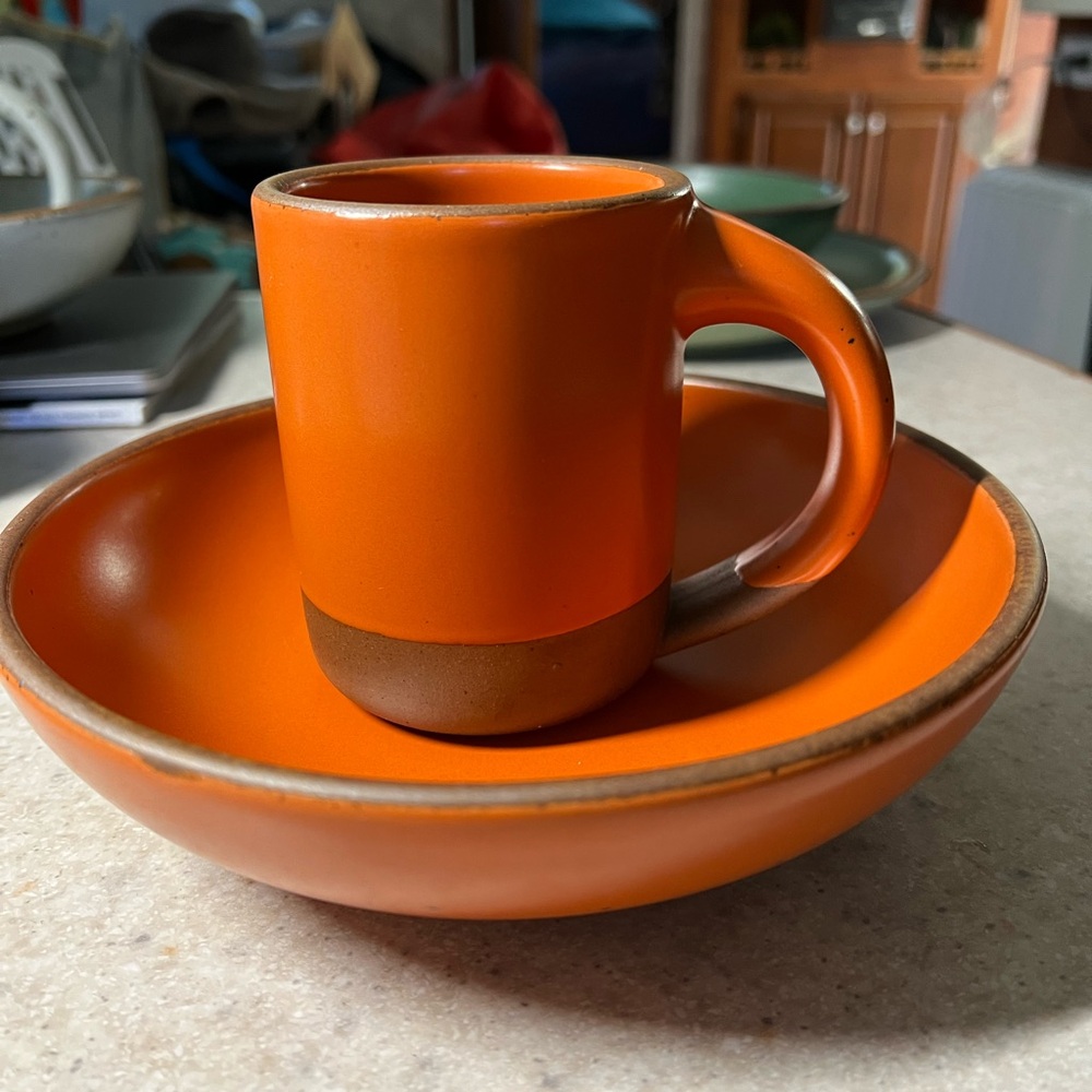 East Fork Pottery SET Mug & Everyday Bowl in Daylily